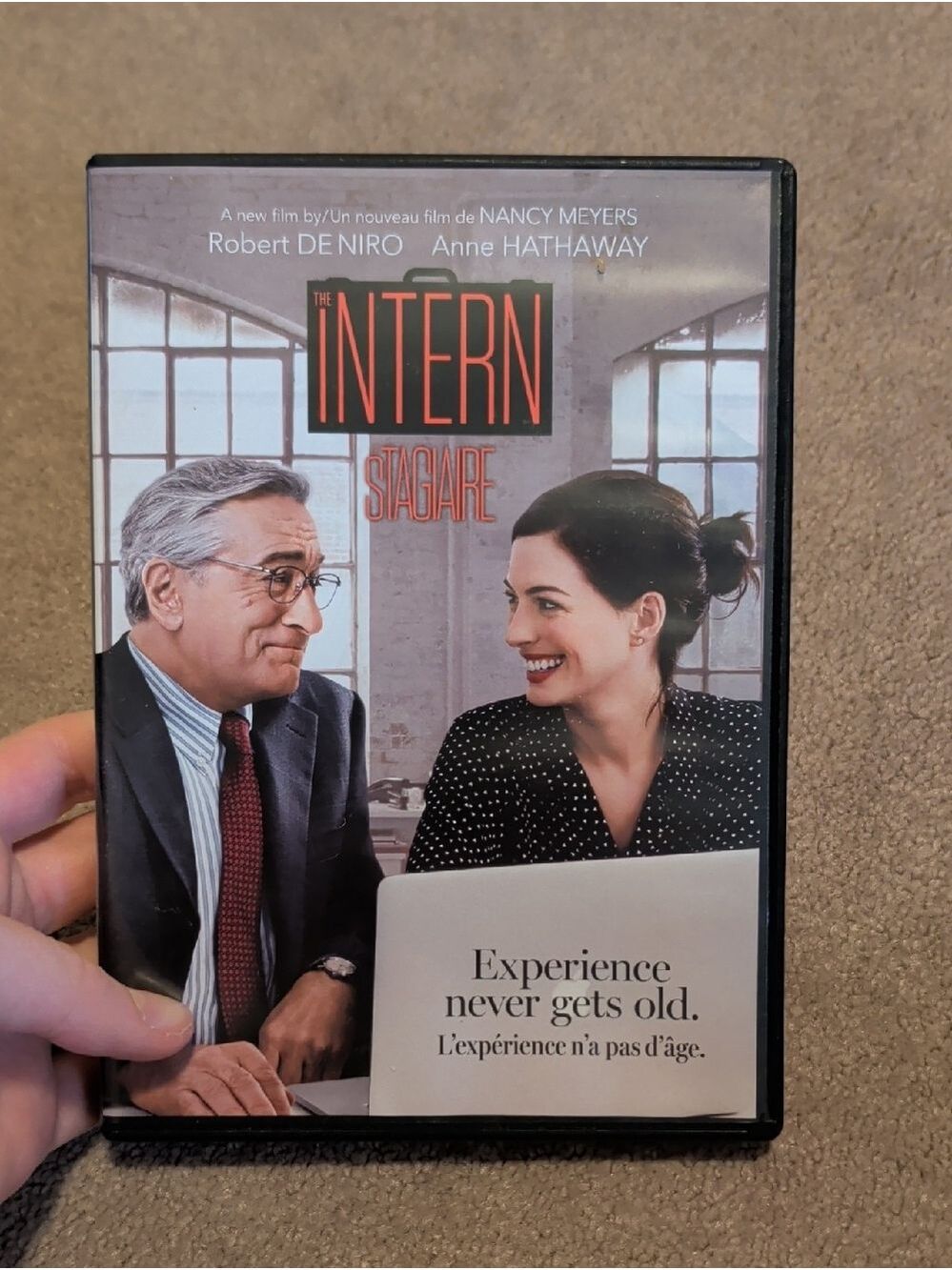 💜 5/$20 The Intern (DVD) - Robert De Niro & Anne Hathaway - Black